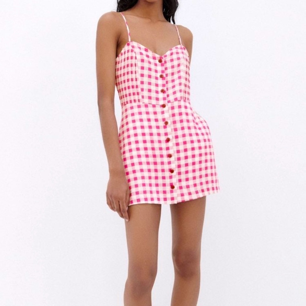 Zara Gingham Romper